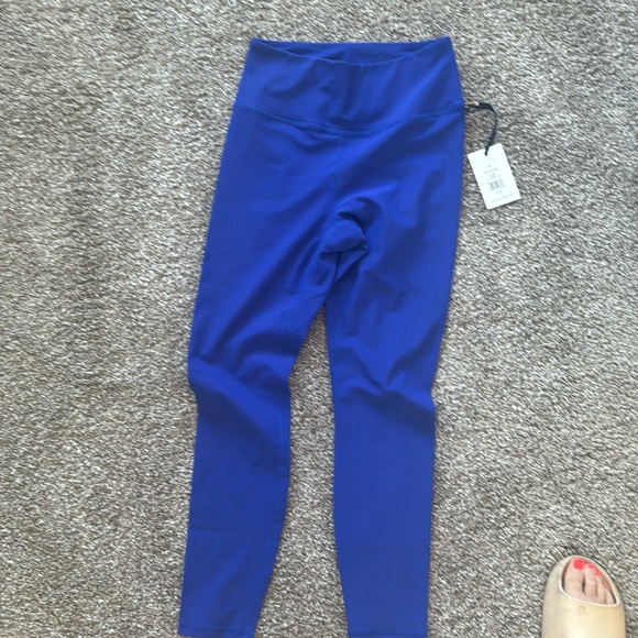 Ivl ribbed royal blue leggings - Picture 1 of 3